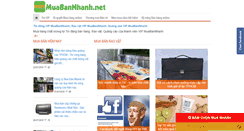 Desktop Screenshot of muabannhanh.net