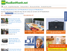Tablet Screenshot of muabannhanh.net